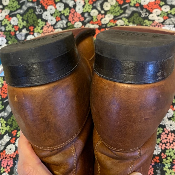 Vintage Justin Brown Leather Kiltie Lace Up Boots - Women’s size 6.5 - Picture 9 of 11